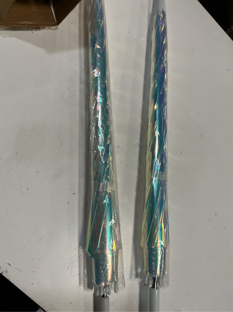 Condition photo showing New/Like New for ShedRain Iridescent Stick Umbrella, 50\" Canopy Coverage, Crook Handle (2 in a box)