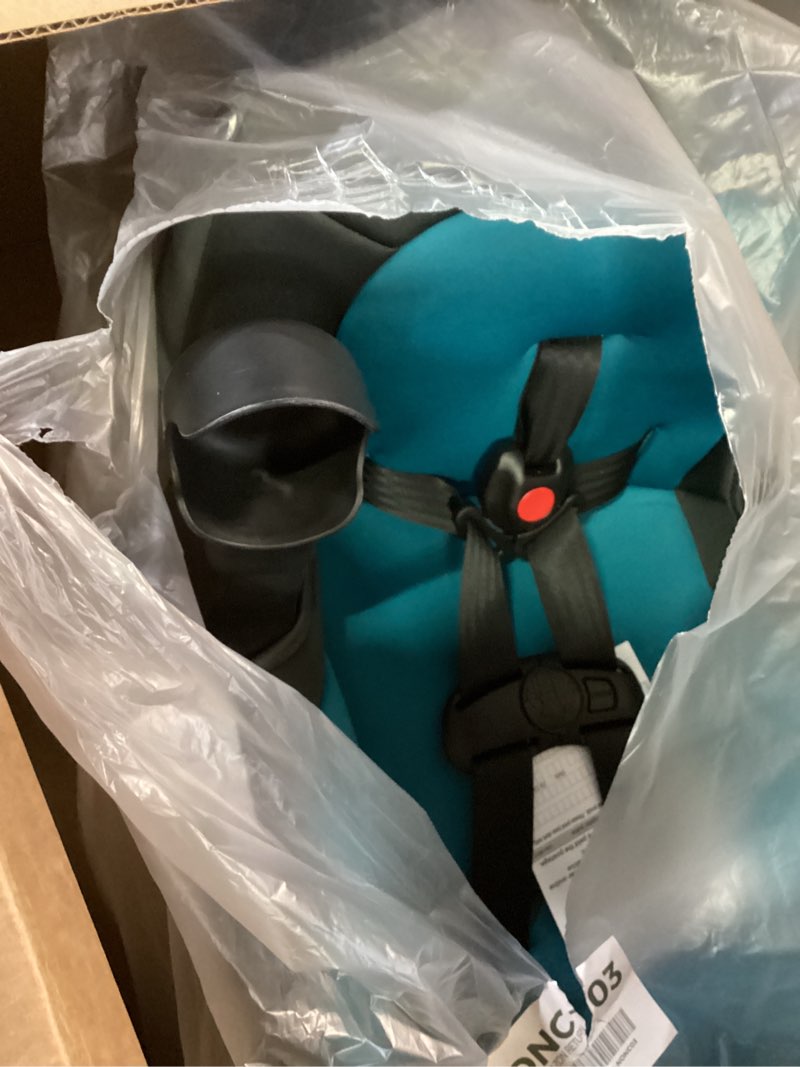 Condition photo showing Good Condition for safety 1st grand 2-in-1 booster car seat, converts from high back to belt-positioning booster, high back seat for kids 40-65, and belt-positioning 40-100 pounds, capri teal capri teal 2