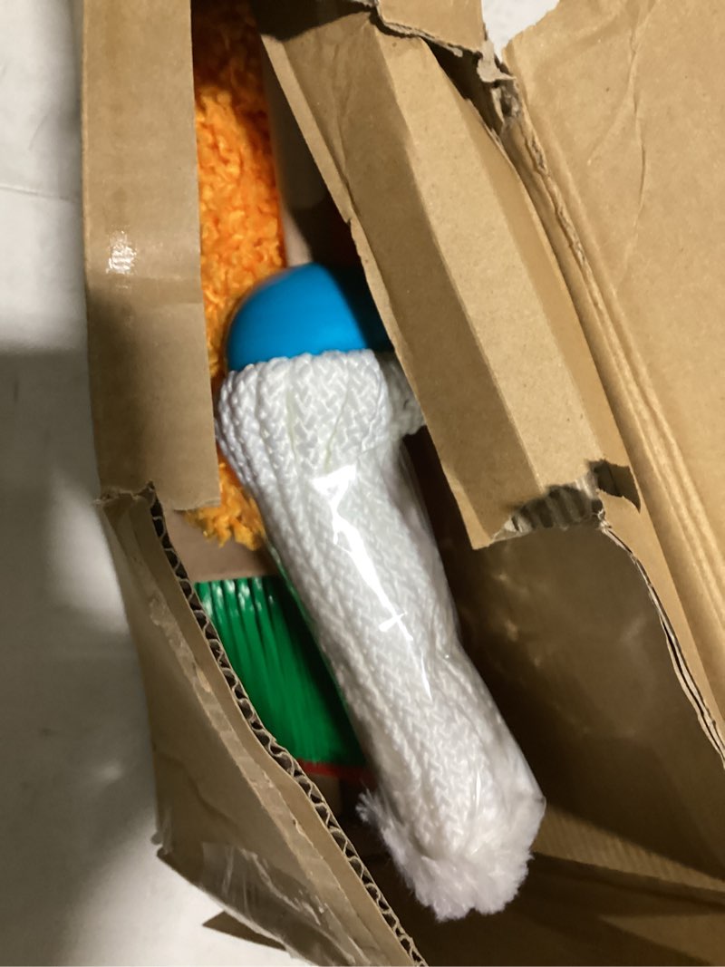 Condition photo showing Good Condition for melissa & doug dust sweep mop 6-piece pretend play set, toddler toy cleaning, pretend play home cleaning, kids broom and mop set for ages 3+