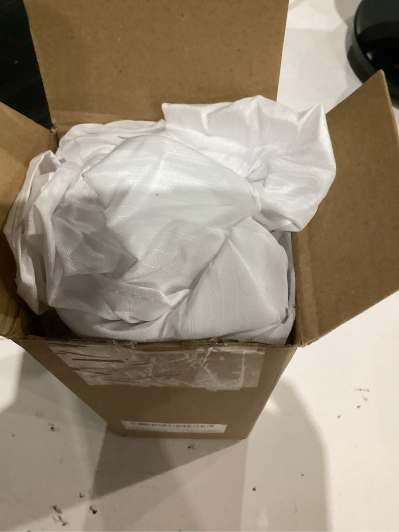 Condition photo showing Good Condition for Biscaynebay Wrap Around Bed Skirts with Split Corners for King Beds 21" Drop, White Adjustable Elastic Dust Ruffles Easy Fit Wrinkle & Fade Resistant Silky Luxurious Fabric Machine Washable King-21" Drop Split Corners White