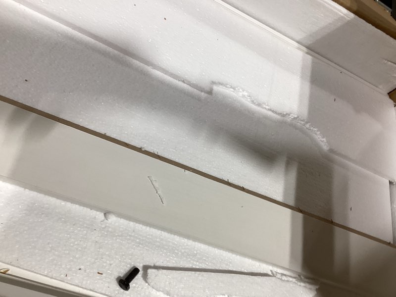 Condition photo showing As Is for Wire Shelf Covers, Wire Shelf Covers for Pantry, Wardrobes, and Wire Racks, Creating a Clean and Smooth Appearance That Does Not Require Assembly, Prevents Scratches, Easy to Clean (5, 32x16in) 32x16in 5