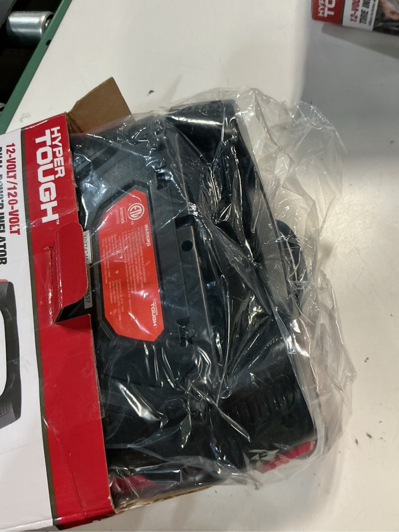 Condition photo showing Good Condition for hyper tough dual power digital inflator for p195/65r15 car tire, car-dc 12v or home-ac 120v