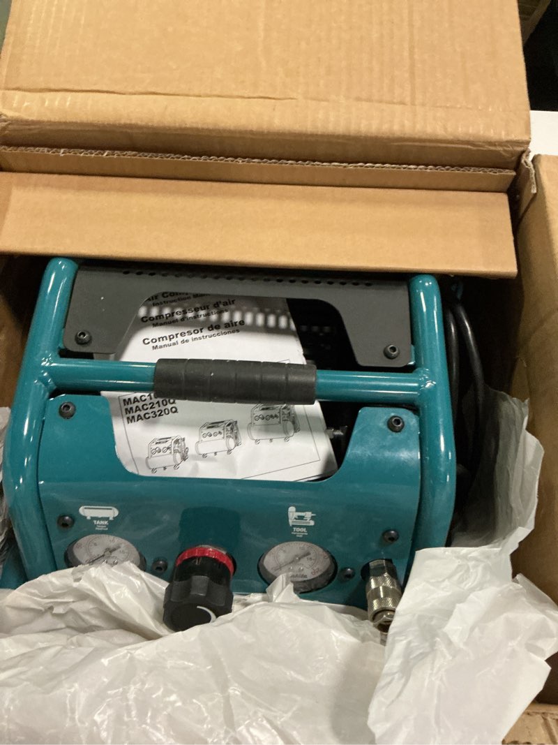 Condition photo showing Good Condition for Makita MAC100Q Quiet Series, 1/2 HP, 1 Gallon Compact, Oil-Free, Electric Air Compressor