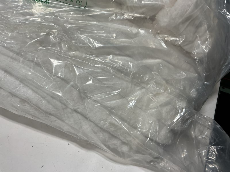 Condition photo showing Good Condition for BEDELITE Fleece Queen Comforter Set -Super Soft & Warm Fluffy Cream White Bedding, Luxury Fuzzy Heavy Bed Set for Winter with 2 Pillow Cases Cream White Queen