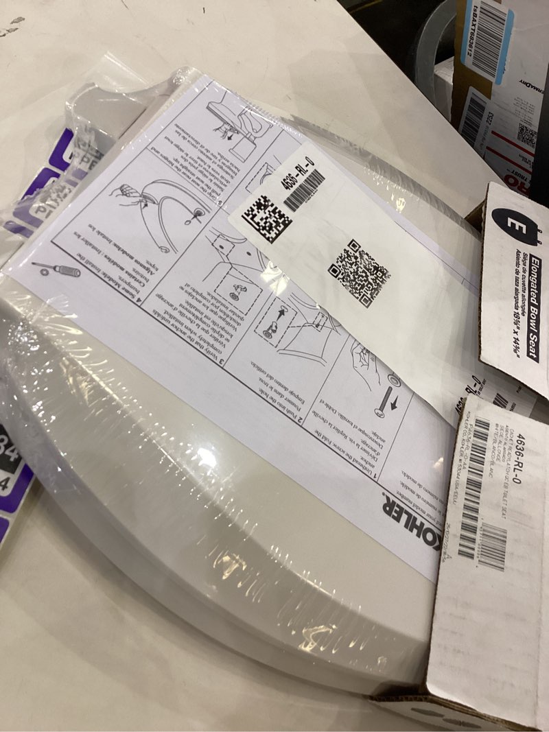 Condition photo showing As Is for Elongated bowl seat