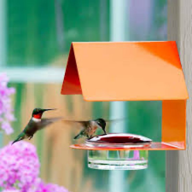 Mosaic Birds Cottage Bird Feeder