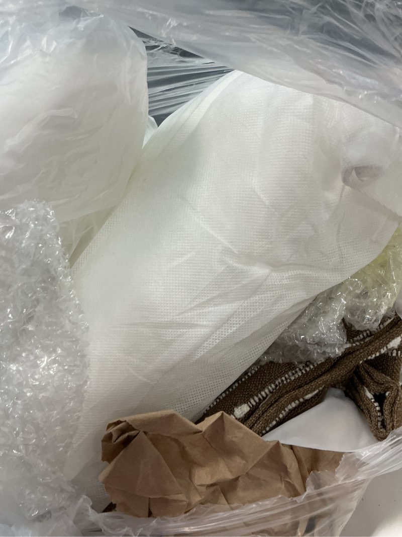 Condition photo showing Good Condition for miulee set of 2 throw pillow inserts 20x20 inches, 100% virgin filling nonwoven pillow inserts for couch sofa living room 2 20x20