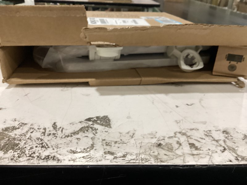 Condition photo showing As Is for Bemis 1500EC 390 Lift-Off Wood Elongated Toilet Seat, Cotton White (Pack of 1)