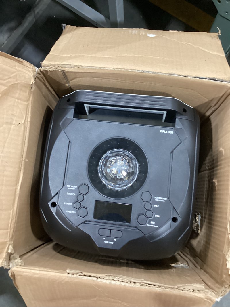 Condition photo showing As Is for Gemini sound bluetooth party system