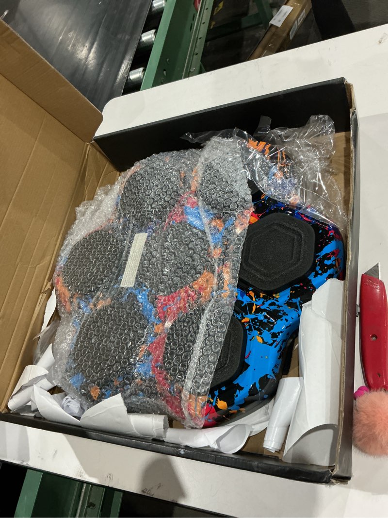 Condition photo showing As Is for music boxing machine, smart bluetooth boxing machine with gloves, wall mounted music punching trainer for kids adult, led electronic boxing workout target with 9 modes & 9 speeds