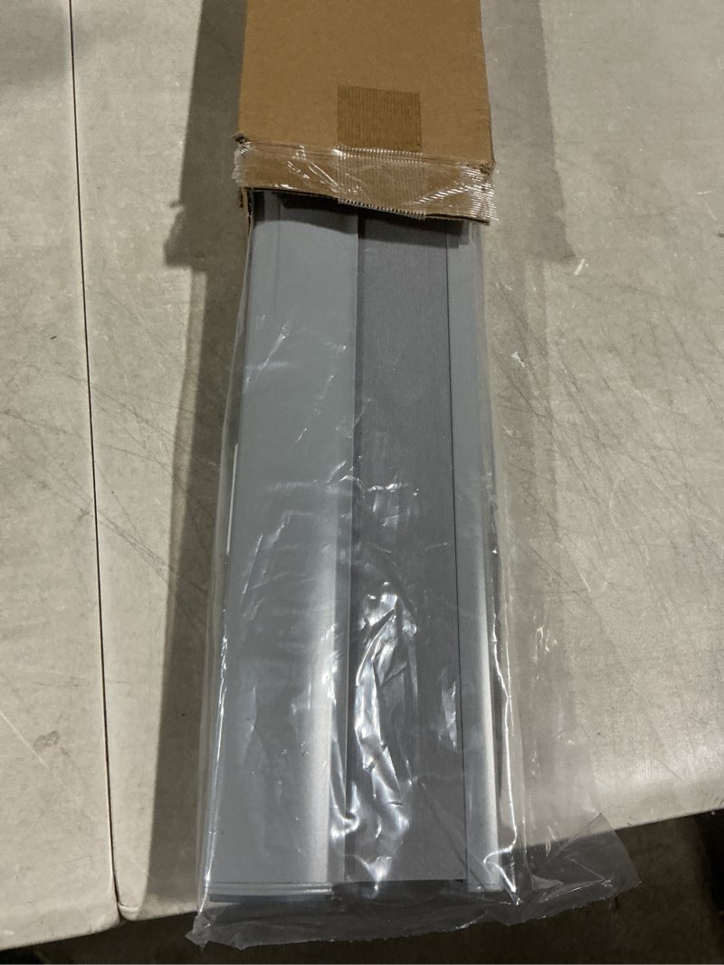 Condition photo showing Good Condition for no drill cellular shades for indoor windows, thermal insulating & noise reducing honeycomb blinds, cordless free stop blinds light filtering, grey,26 1/2" w x 64" h 26 1/2"w x 64"h grey(light filtering)
