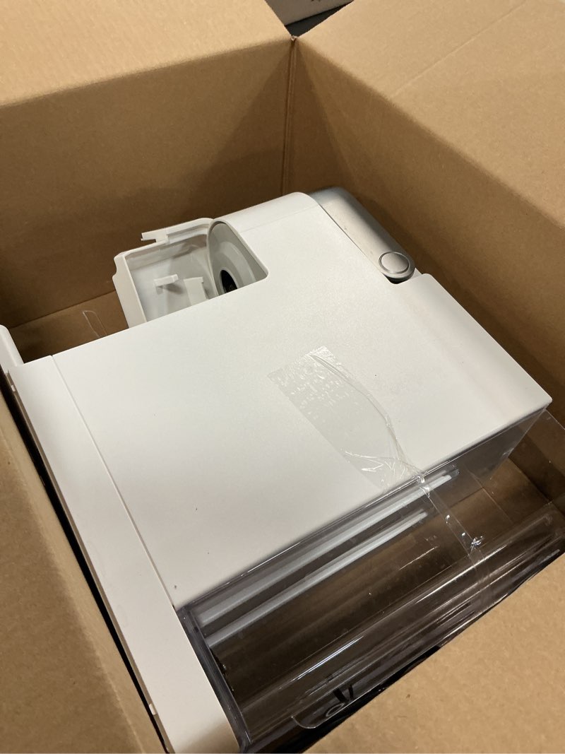 Condition photo showing As Is for Keurig K-Slim Single Serve K-Cup Pod Coffee Maker, Multistream Technology, 3 Brew Sizes, Slim and Sleek Design, 46oz Removable Reservoir, White