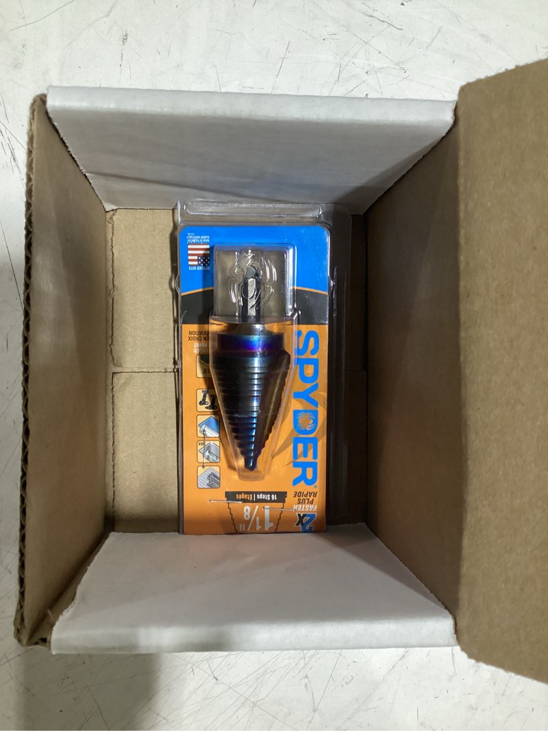 Condition photo showing Good Condition for spyder mach-blue 1/4-in 16-step drill bit (3/16-in to 1-1/8-in)