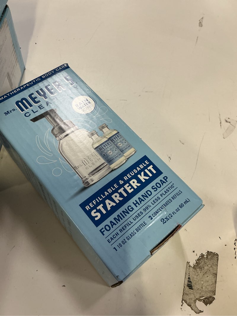Condition photo showing New/Like New for mrs meyer's foaming hand soap starter kit, 1 ea