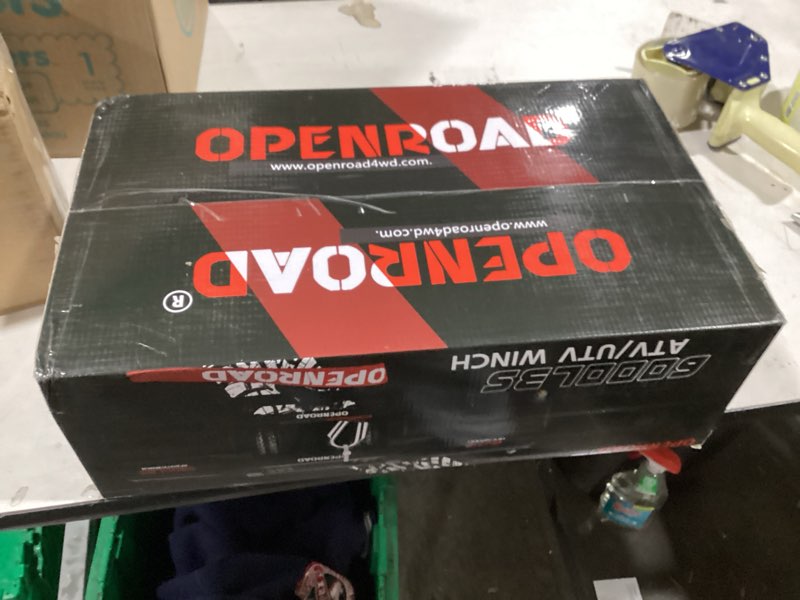 Condition photo showing New/Like New for OPENROAD 6000 lbs UTV Winch, Waterproof IP67 Electric Trailer 6k Winch with 1/4"×50ft Synthetic Rope,Wireless Remote and Winch Stopper (6000lb with Mounting Plate)