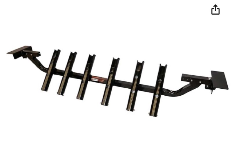 Condition photo showing New/Like New for cuda fixed truck bed fishing rod rack