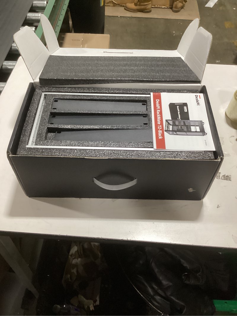 Condition photo showing New/Like New for GeeekPi 8U Server Cabinet, 10 inch Server Rack for Network, Servers, Audio, and Video Equipment, DeskPi RackMate T1 Rackmount, 7.87 inch Depth Silver