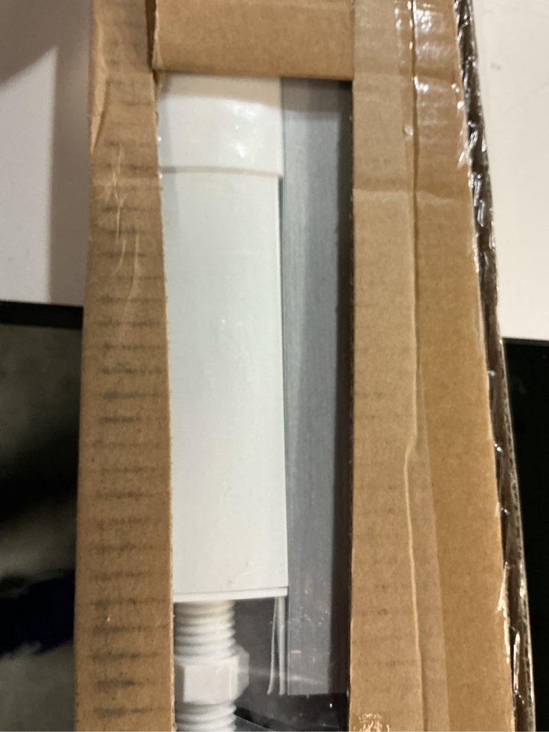 Condition photo showing New/Like New for LazBlinds No Tools No Drill Cordless Cellular Shades, Blackout Light Blocking Honeycomb Shades for Home, Thermal Insulation Blinds for Windows, 48" W x 48" H, White Blackout-white 48" W x 48" H