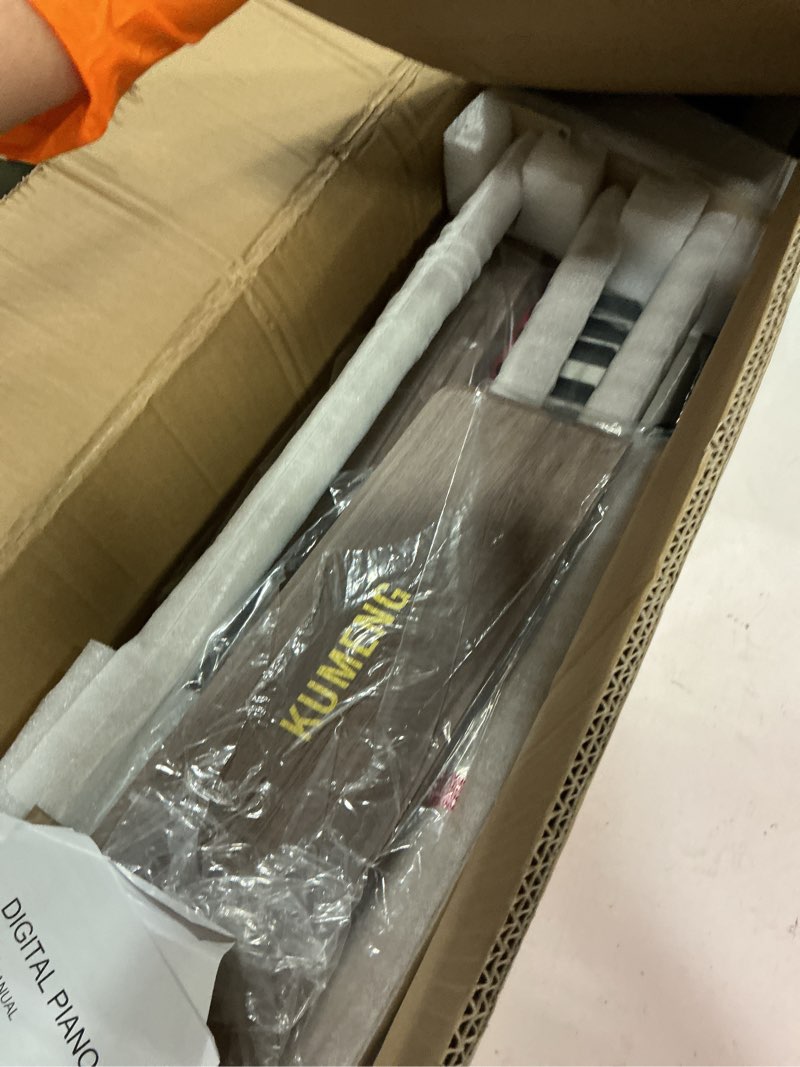 Condition photo showing Good Condition for digital piano 88 key semi weighted keyboard,full-size electric piano for beginners,with sheet music stand,pedal,power adapter,headphone mode,usb-midi (gray)