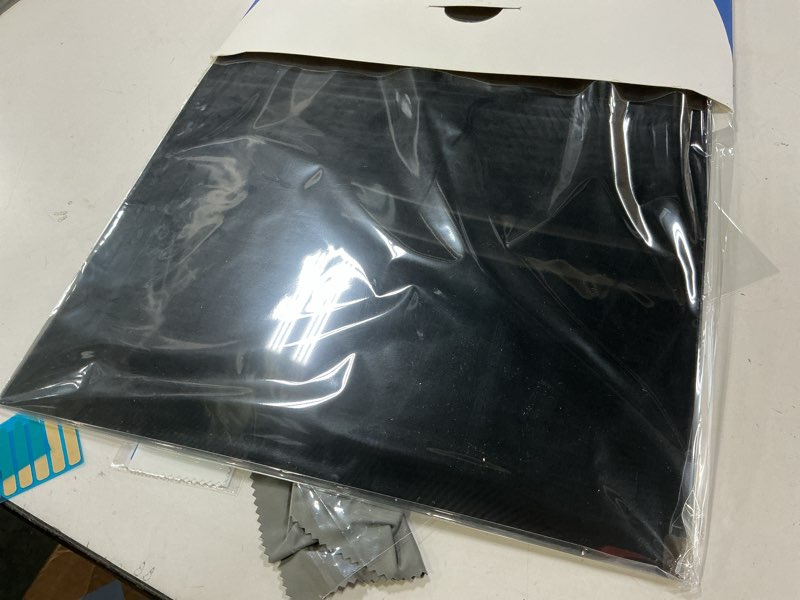 Condition photo showing Good Condition for [2 pack] 34 inch privacy screen for computer curved monitor 21:9 aspect ratio, eye protection anti blue light glare shield, 34inch removable black blackout anti spy desktop security private filter 34''(21:9)