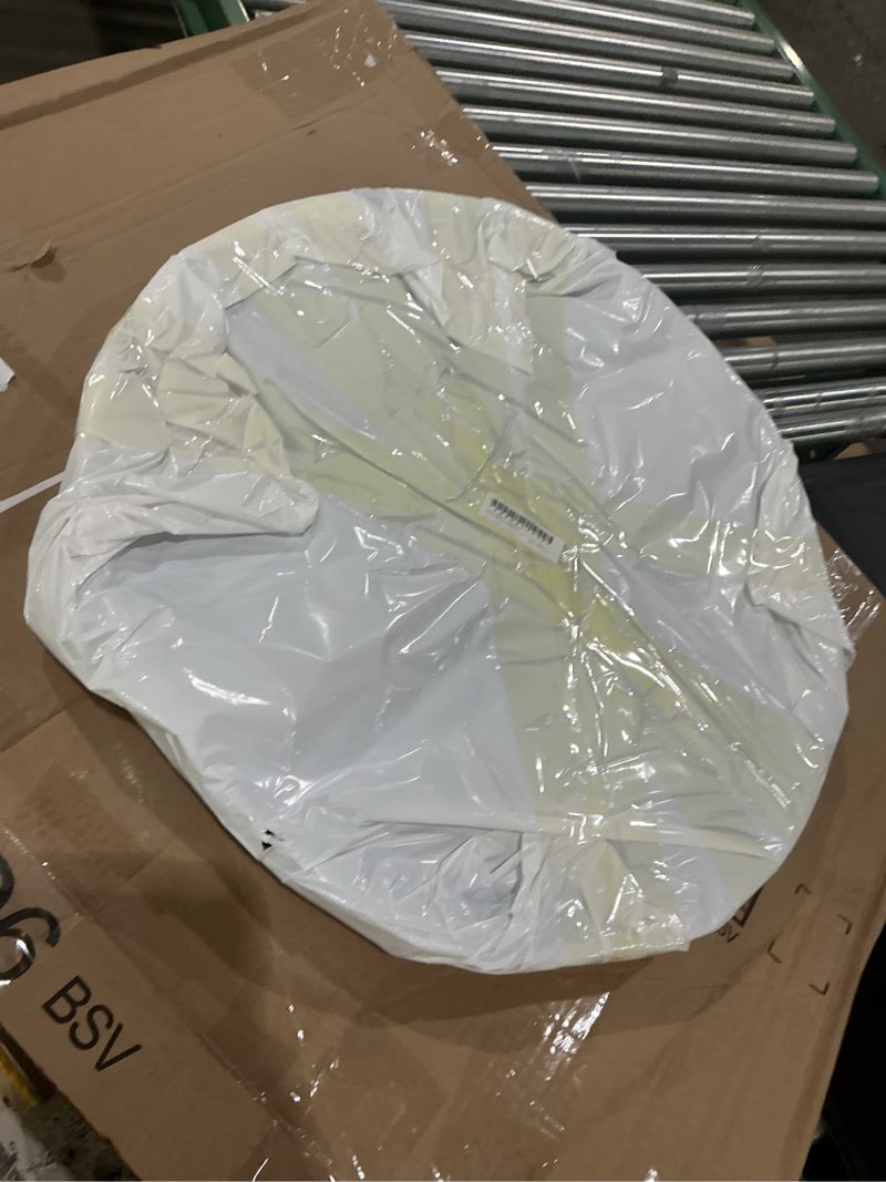 Condition photo showing New/Like New for patikil 6 pack large plastic plant saucer 25 inch plastic plant tray for pots flower round plant dish plant drip trays water tray pot drainage tray for indoors outdoors garden, black (6xl)