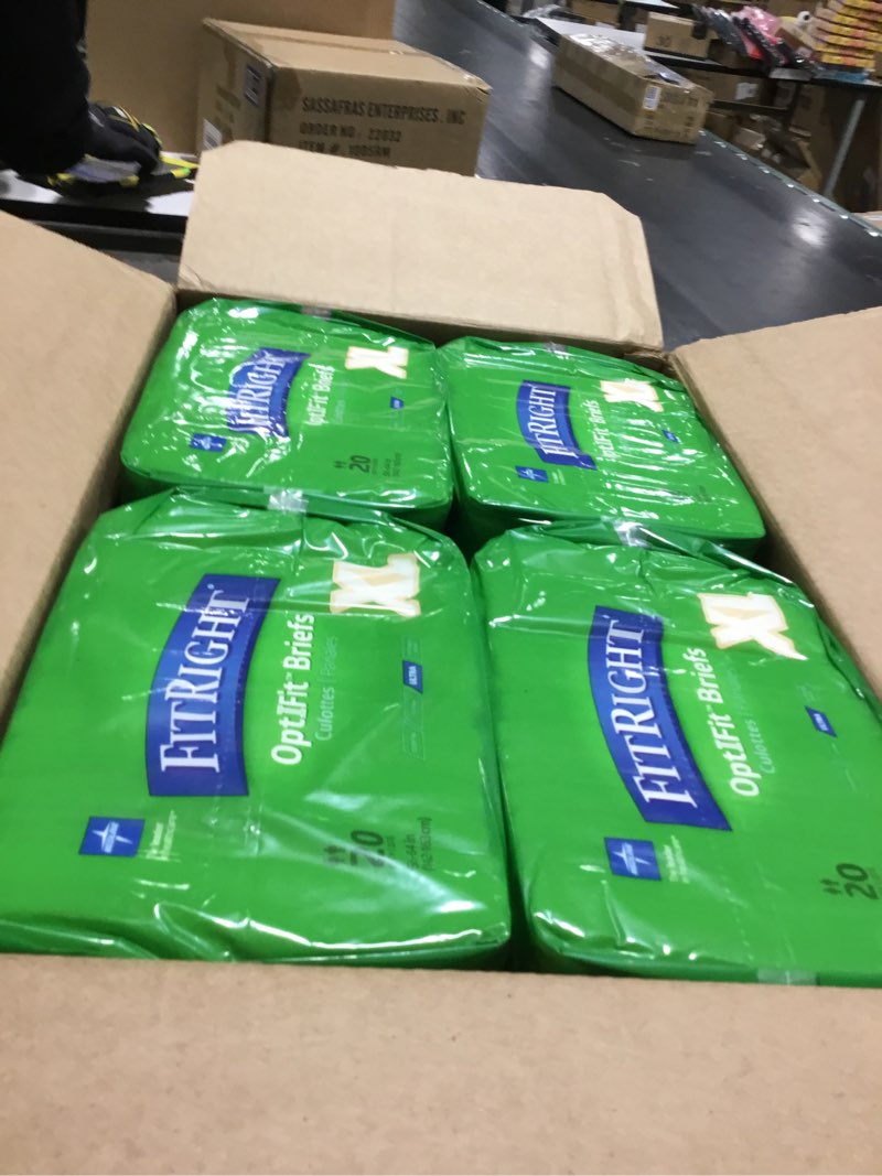 Condition photo showing New/Like New for Tena ProSkin Unisex Adult Diapers with Tabs, Maximum Absorbency, X-Large, 48 ct X-Large 48