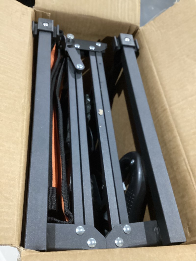 Condition photo showing Good Condition for Collapsible Wagon Cart with Wheels, 150L Lightweight Foldable Utility Cart, Portable Rolling Wagon for Garden, Shopping, Sports, Camping, Transport, Orange