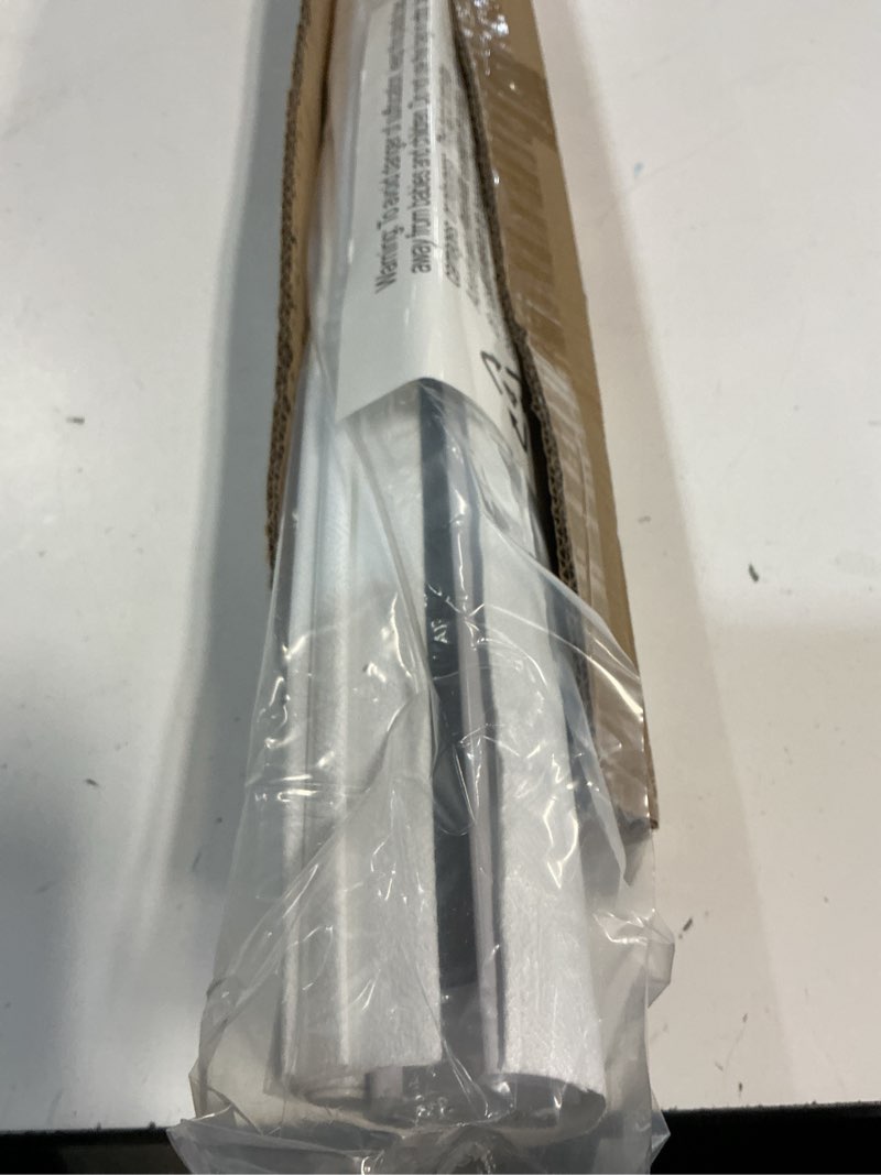 Condition photo showing New/Like New for LazBlinds Cordless Roman Shades for Windows, Light Filtering Thermal Insulated Window Blinds, Lightweight Fabric Blinds for Indoor Windows, 25" W x 60" H, White Light Filtering - White 25" W x 60" H