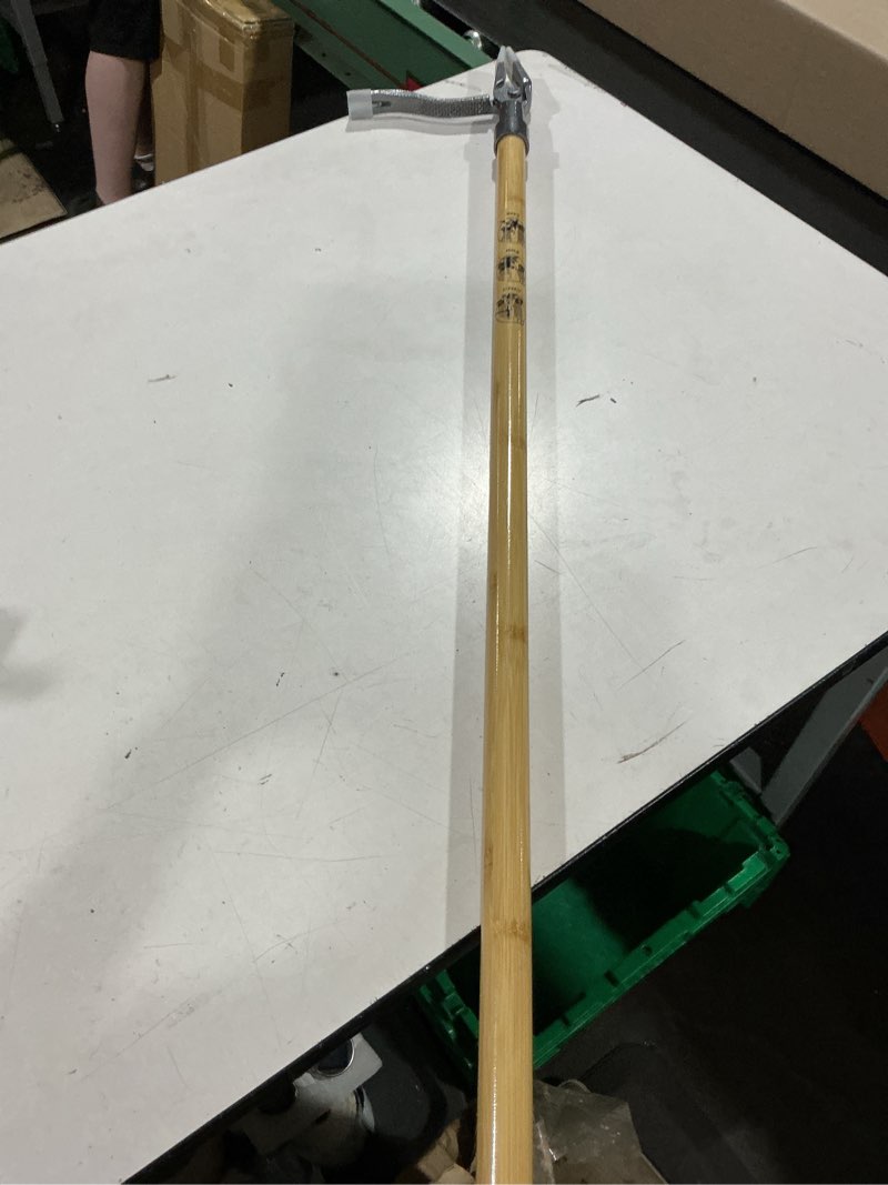 Condition photo showing Good Condition for grampa's weeder - the original stand up weed puller tool with long handle - made with real bamboo & 4-claw steel head design - easily remove weeds without bending, pulling, or kneeling.