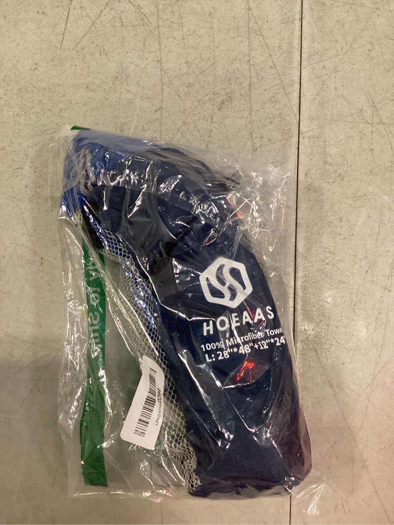 Condition photo showing As Is for hoeaas 2 pack microfiber camping towels, quick dry towel, super absorbent ultra compact travel towel soft lightweight sports towel for sweat fast drying...