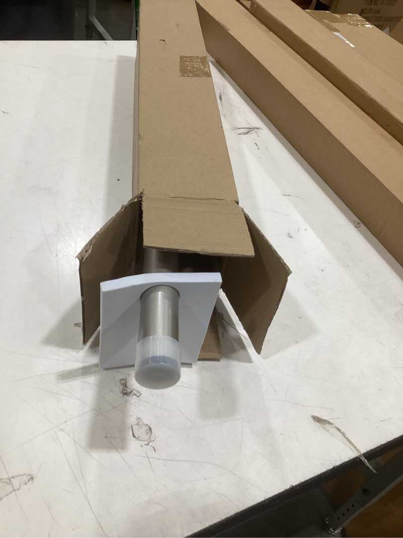 Condition photo showing New/Like New for fairbanks ii 18-36 inch adjustable curtain rod set, 1 inch diameter in nickel nickel 18-36 inch