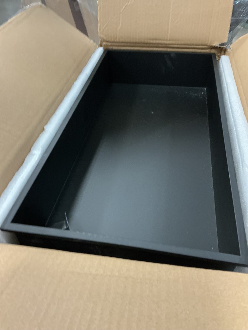 Condition photo showing Good Condition for sanitemodar shower niche, stainless steel shower niche no tile needed, recessed for bathroom storage (matte black, 12x24) matte black 12" x 24", single