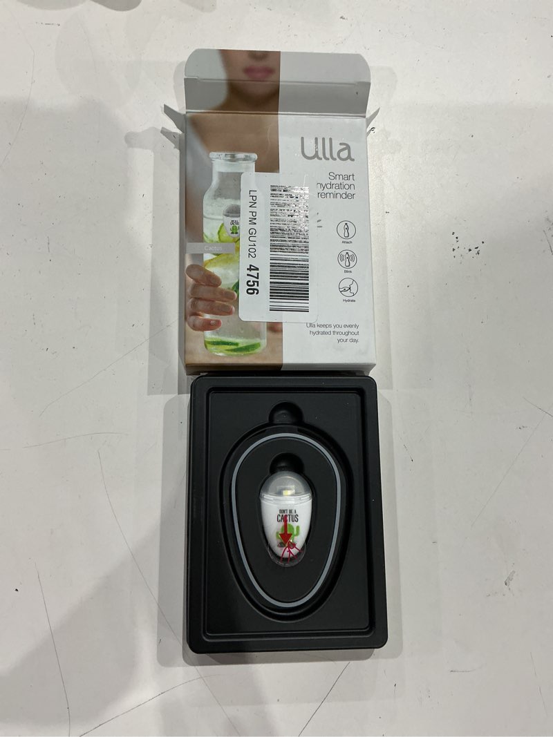 Condition photo showing Good Condition for ulla drink water reminder, smart light for water bottle, fits most bottles, lights up when time to drink, hidrate smart water bottle reminder to drink, smart hydration reminder, water tracker - cactus