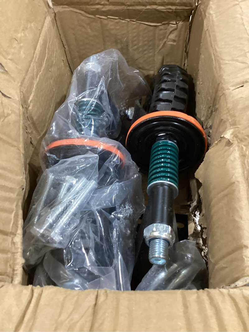 Condition photo showing Good Condition for 6 inch heavy duty gate wheel, 650 lb capacity, fits metal tube gates and wooden gates, 360° swivel spring-loaded caster. gate wheel for smooth operation. equipped with installation tools, 2 pack 6-inch 2pack