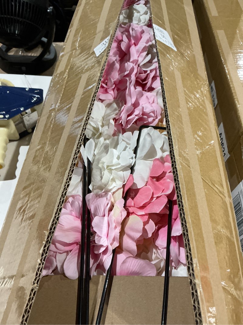 Condition photo showing Good Condition for novabright 59 inch extra large spring wooden cross with flower easter outdoor decorations cross wedding floral sign for yard religious catholic easter garden decor for spring wedding church baptism