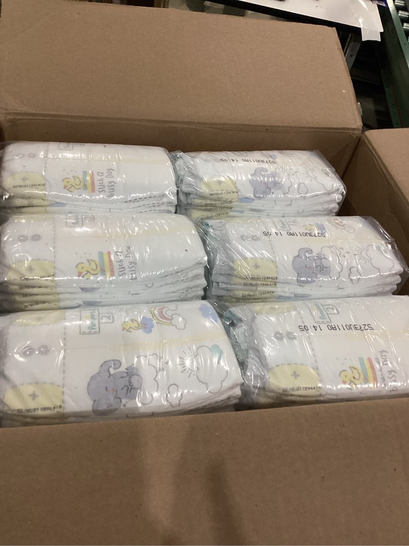 Condition photo showing New/Like New for pampers swaddlers diapers size 2  186 count