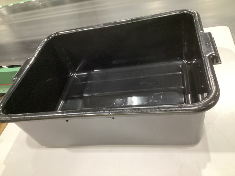 Condition photo showing Good Condition for Carlisle FoodService Products 4401103 Comfort Curve Bus Box/Tote Box, 7" Deep, Black