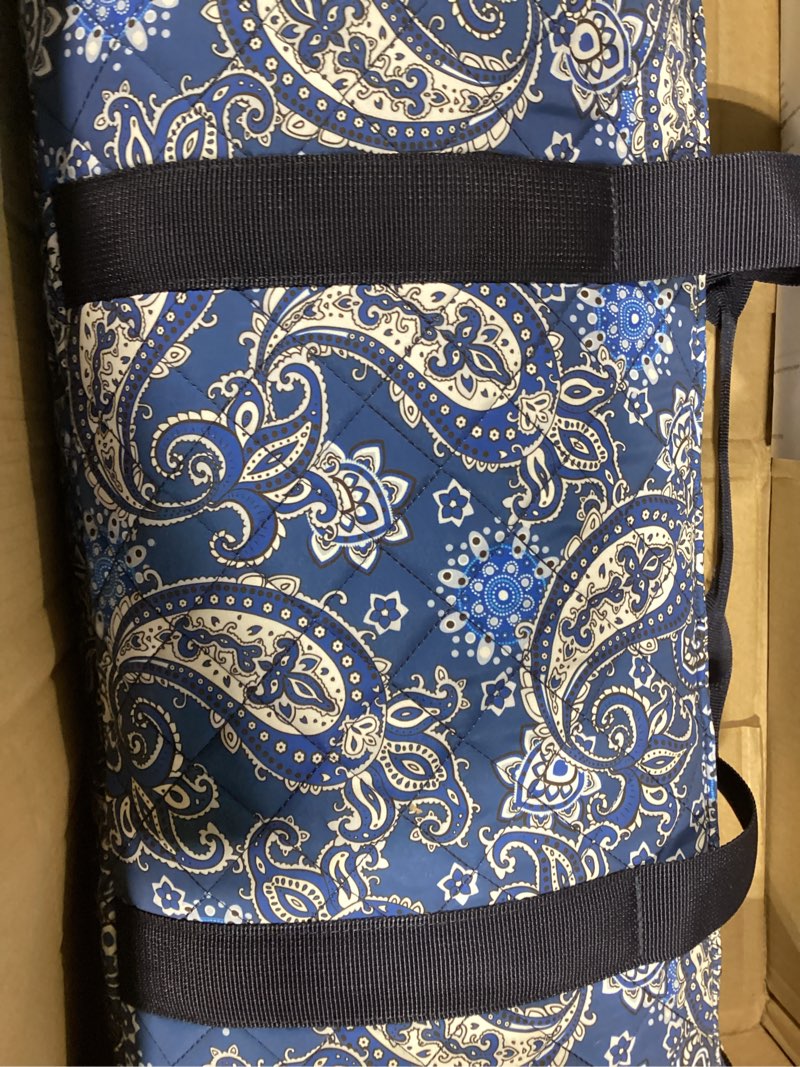 Condition photo showing New/Like New for American Mahjong Game Set, 166 Quality White Tiles, 4 All-in-One Color Rack/Pushers, Mahjong Tile Set with Blue Printed Carrying Bag