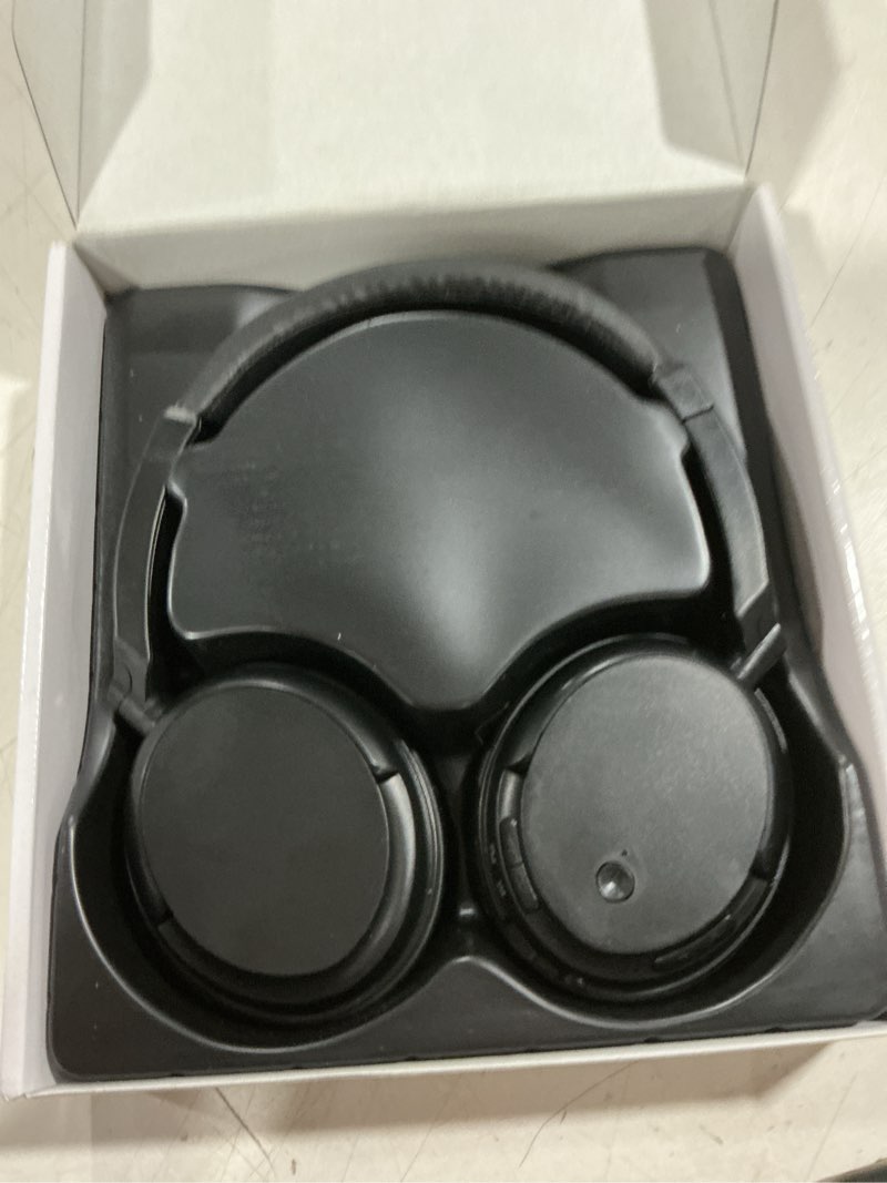 Condition photo showing Good Condition for fm headphones over-ear music earphones with transmitter 3.5mm cable, wired headset support fm radio for tv pc phones mp3 player