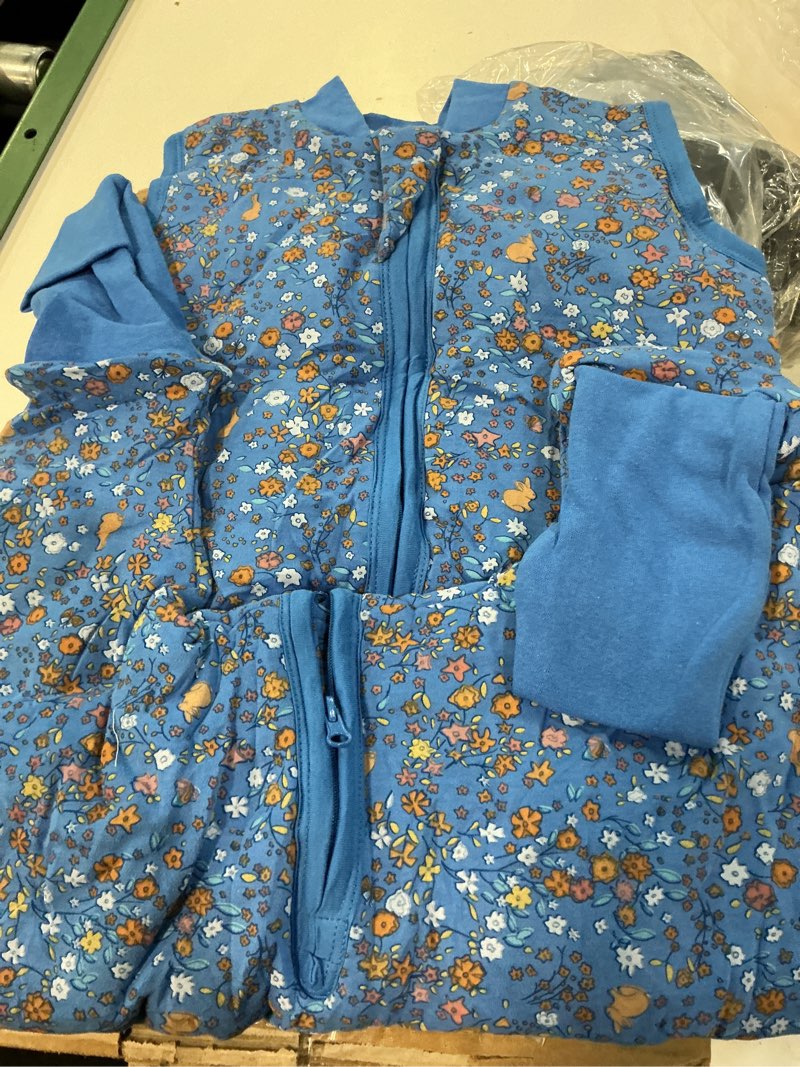Condition photo showing Good Condition for mosebears cotton toddler sleep sack with feet 2.5 tog ultra soft toddler sleeping sack baby sleep bag walker wearable blanket blue 6-18 months