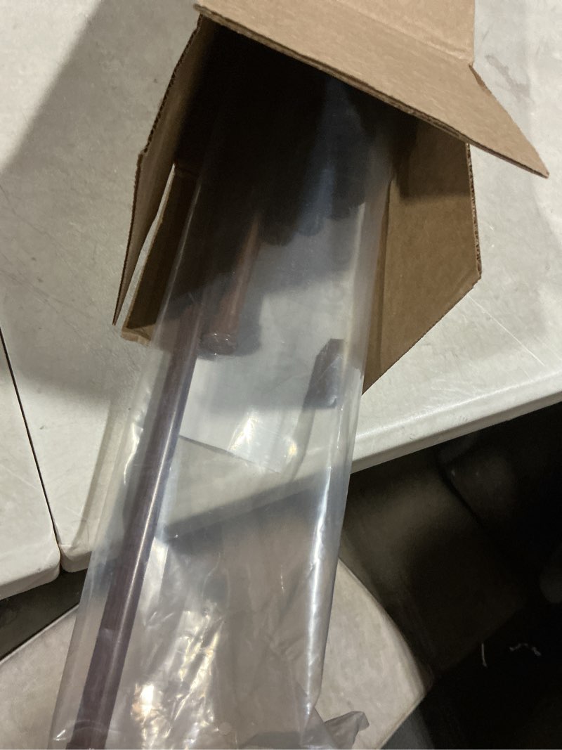 Condition photo showing As Is for KXLife 6 Pack Spring Tension Curtain Rods for Windows 28 to 48 Inch, Adjustable Expandable Small Curtain Tension Rods No Drill for Kitchen, Bathroom, Doorway, Cupboard(Oak) 28-48 inch Oak-6 pack