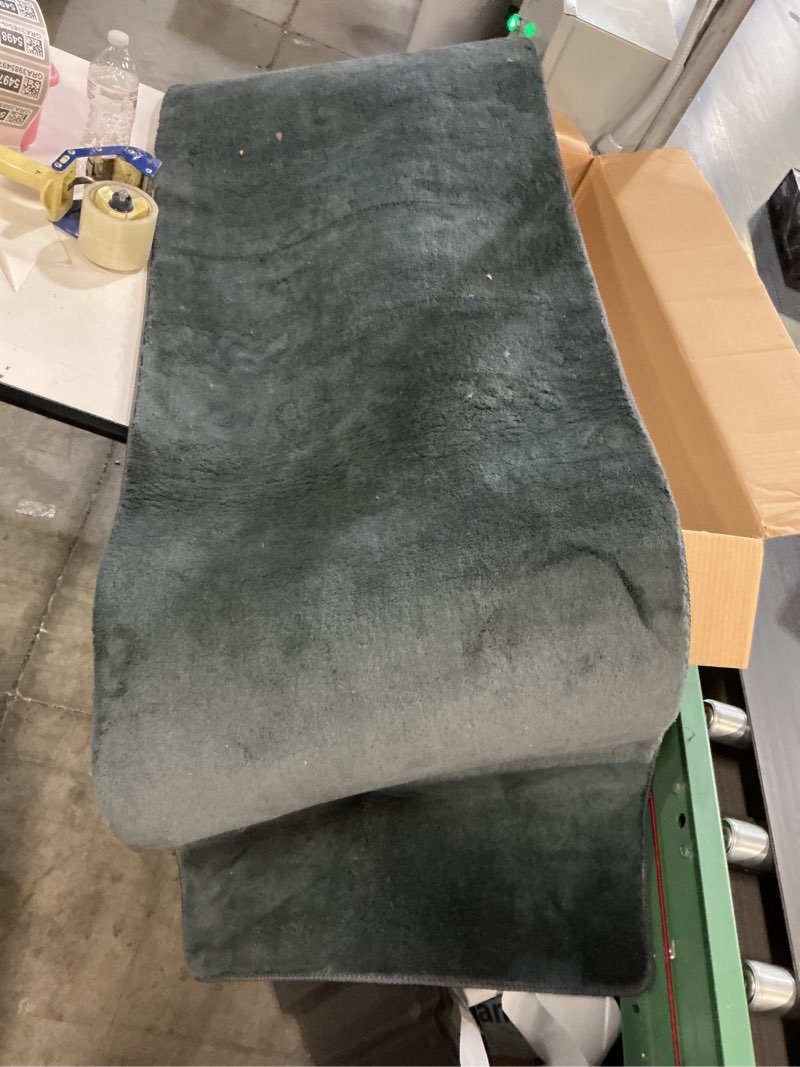 Condition photo showing Good Condition for ((similar))gray gradient hot yoga mat non slip for exercise printed, natural rubber non slip, with yoga mat bag tapete para ejercicio 71x26 inches