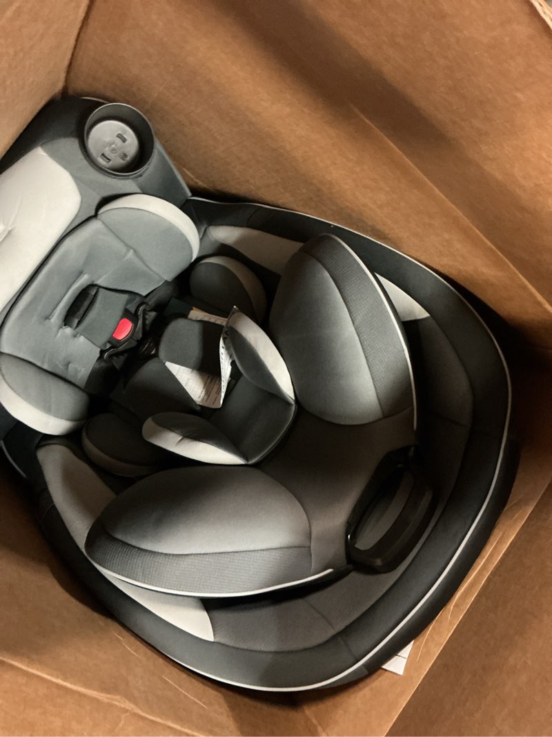 Condition photo showing Good Condition for safety 1st grow and go all-in-one slim convertible car seat, rear facing, 5-40 lbs, forward facing (30–65 lbs), high back booster seat 40-100 pounds, iron frost iron frost original