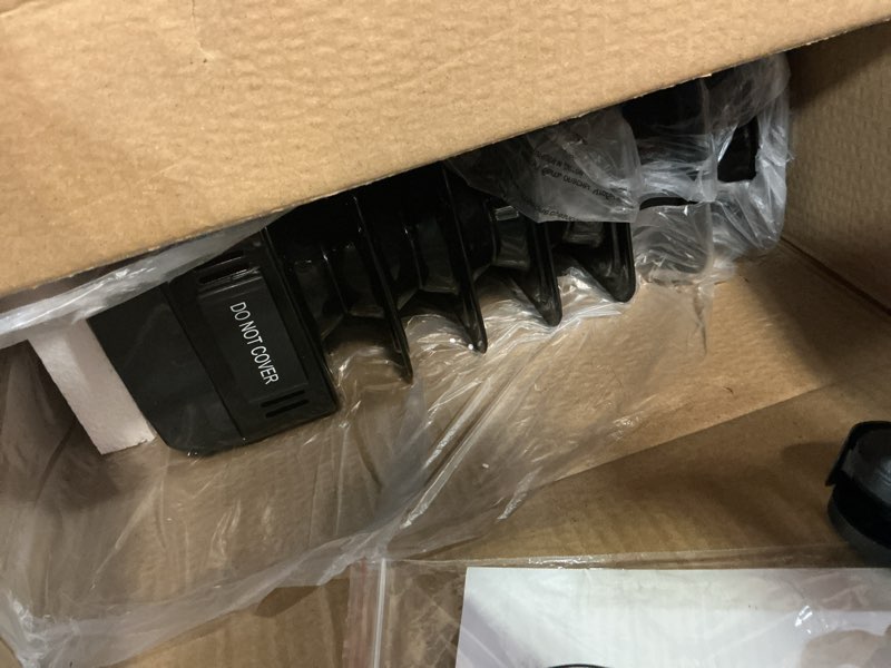 Condition photo showing Good Condition for Comfort Zone 1500W Oil-Filled Radiator Heater – Portable Electric Space Heater with Remote, Digital Display, Adjustable Thermostat, Tip-Over & Overheat Protection, No Refill Needed, Black