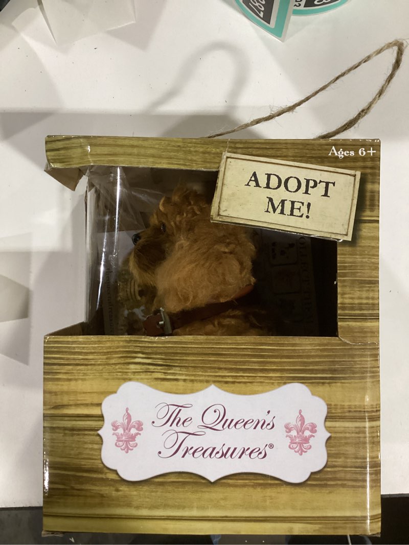 Condition photo showing As Is for THE QUEEN'S TREASURES 18 Inch Doll Pets, Labradoodle Puppy Dog Pet Friend with Leash and Collar, Compatible for Use with American Girl Dolls