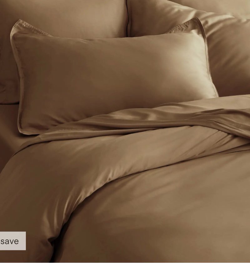 Bamboo Sham Set, Standard, Walnut