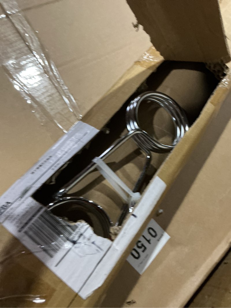 Condition photo showing As Is for Olympic Barbell Bar 55", 2In-Weight Lifting Bar Standard Straight Barbell Bars for Bench Press/Hip Thrusts/Biceps/Lunges/Squat/Strength-Training Home Gym Weight Bar, 2 Collars(500lb Capacity) Silver