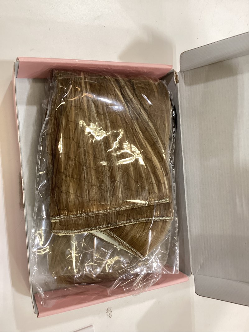 Condition photo showing Good Condition for reecho 28" straight long 4 pcs set thick clip in on hair extensions - golden blonde with highlights 28 inch-320 gram (pack of 4) golden blonde with highlights