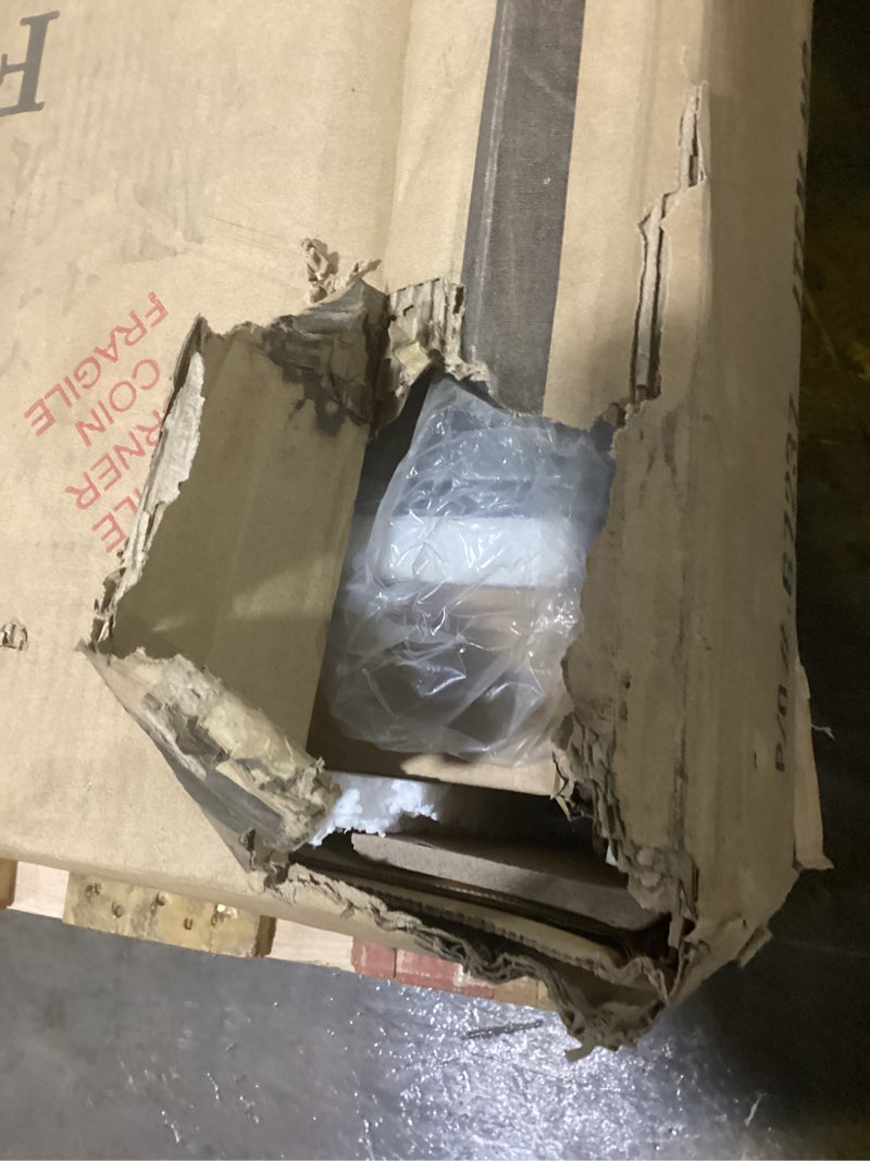 Condition photo showing Good Condition for Benjara Triple Twin Size Bunk Beds with Desk and Ladders, Silver Metal Frame