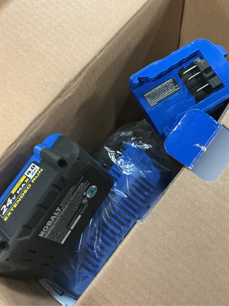 Condition photo showing Good Condition for kobalt 24-volt variable brushless 1/2-in drive cordless impact wrench (battery and charger included)